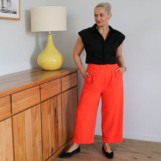 stylish woman in aciae signature ballet flats