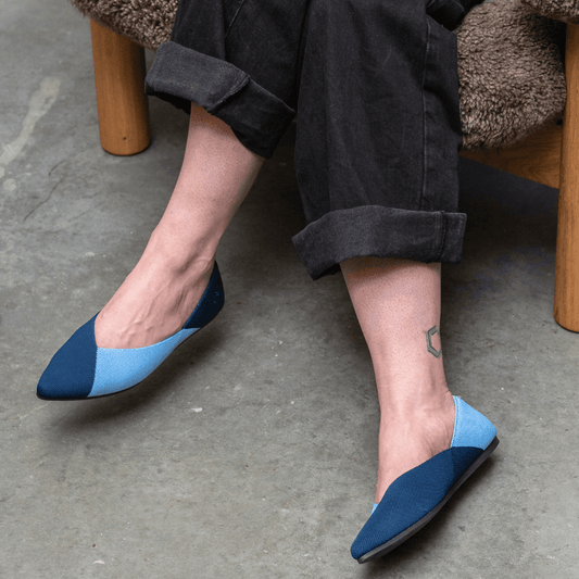 Emma Curved Pointed Toe Flats - aciae