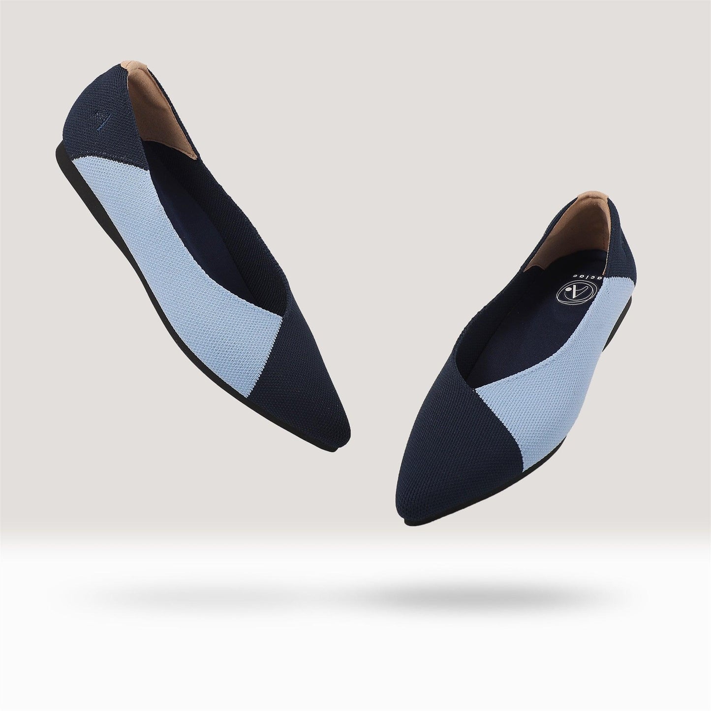 Emma Curved Pointed Toe Flats - aciae