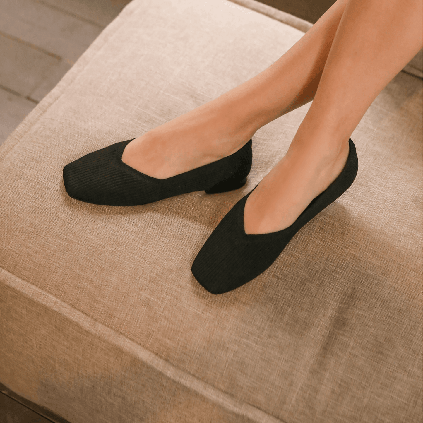 Mia Comfort Square Toe Flats - aciae