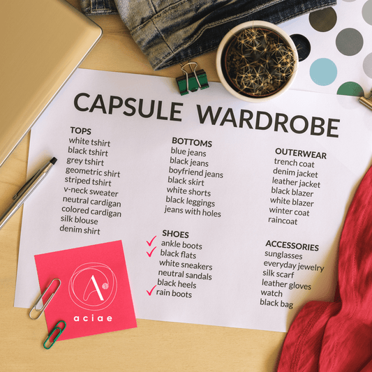 Sustainable Fashion: Building Your Capsule Wardrobe with aciae Shoes