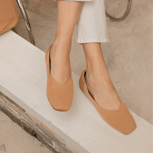 Mia Comfort Square Toe Flats - aciae